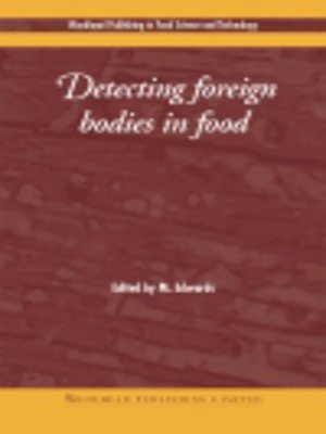 cover image of Detecting Foreign Bodies in Food